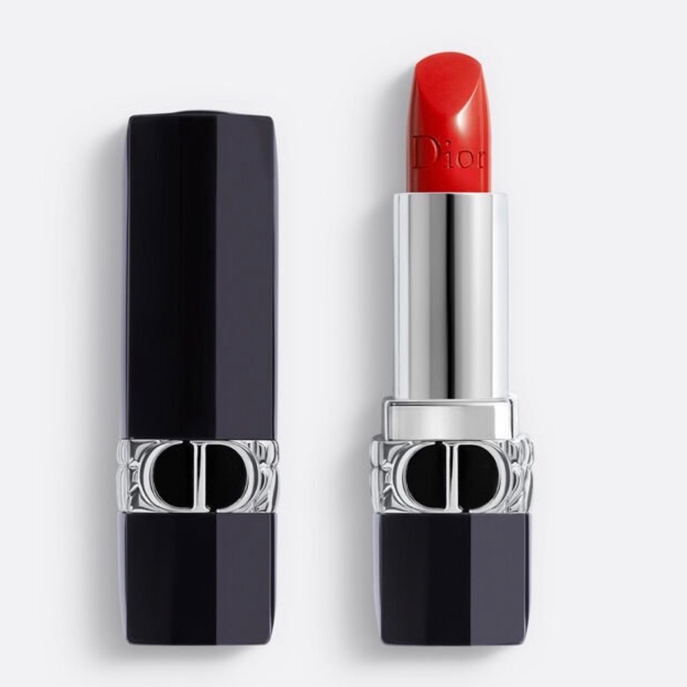 DIOR ROUGE 080 REFILLABLE LIPSTICKS RED SATIN - Picture 3 of 6